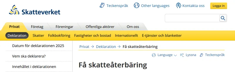 Så fungerar det med skatteåterbäring – och hur du får pengarna snabbare